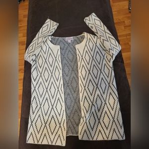 Black & white Geometric Sweater
